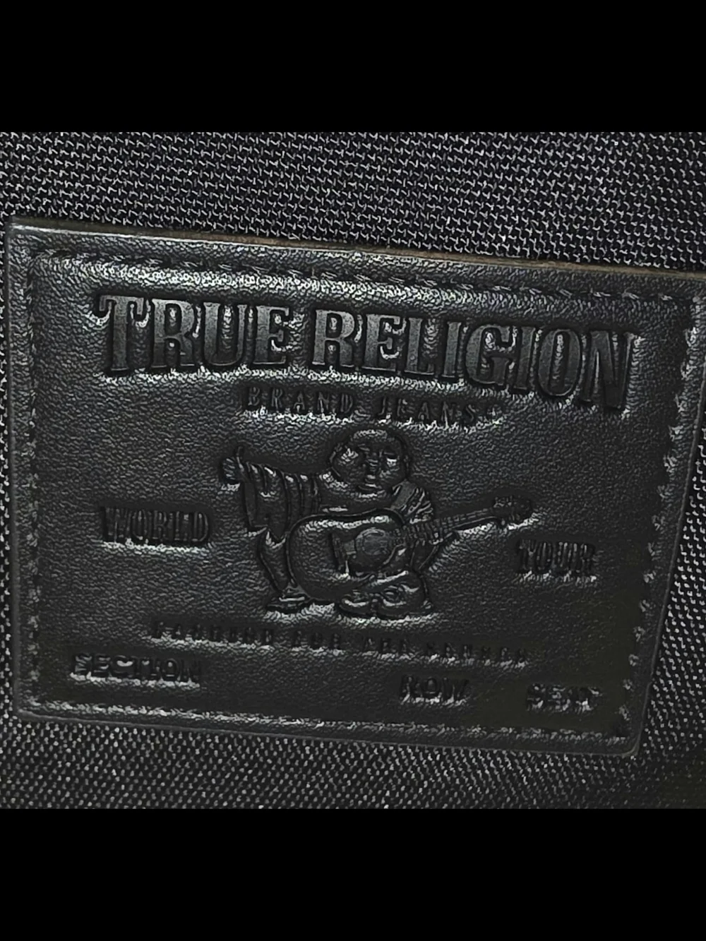 True Religion Pippin Crossbody Sling Bag – Black Nylon Travel Backpack